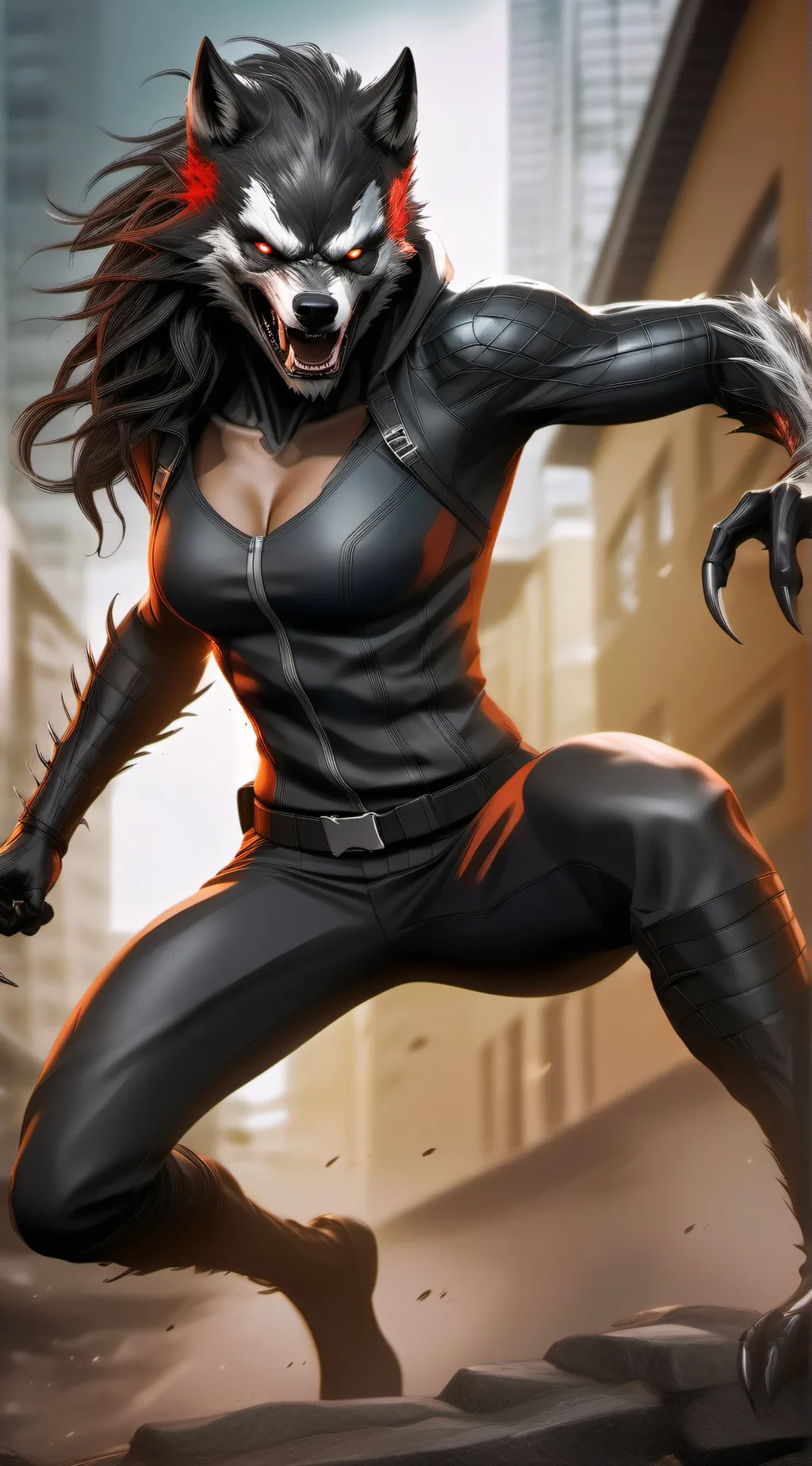 ai character: Rachel Blunt  background