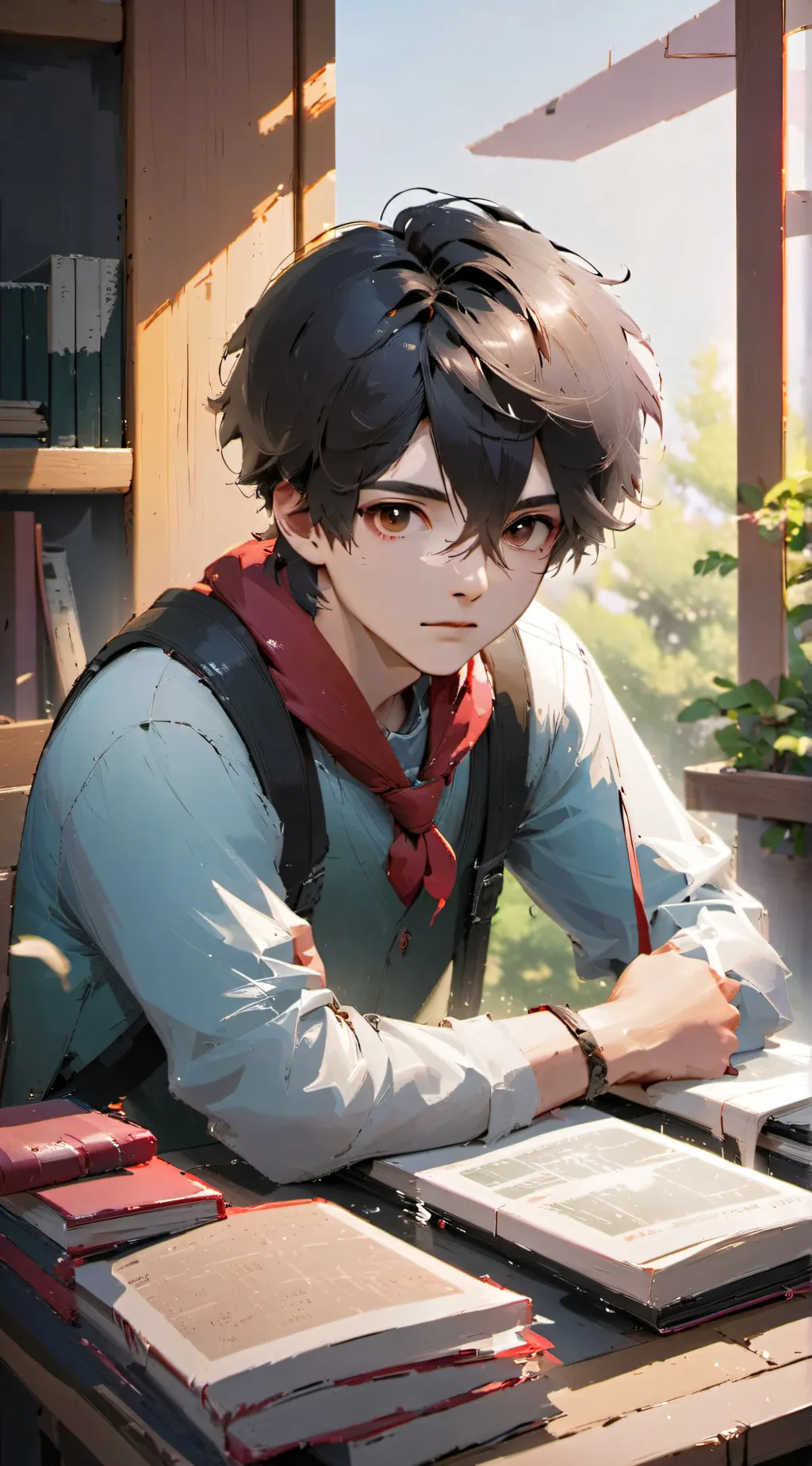 ai character: pablo♥️ background