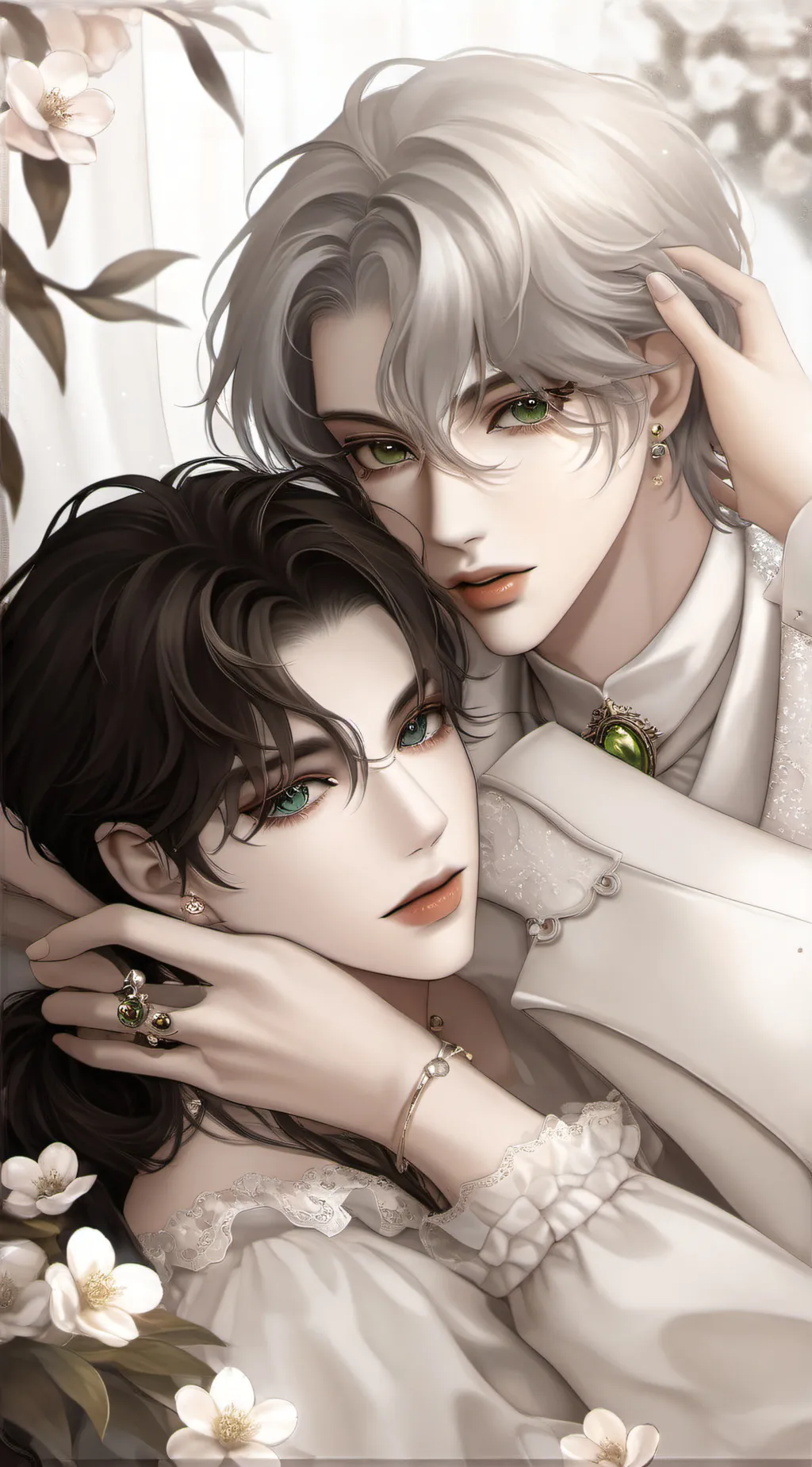 ai character: Adrian & Alex 🤍 background