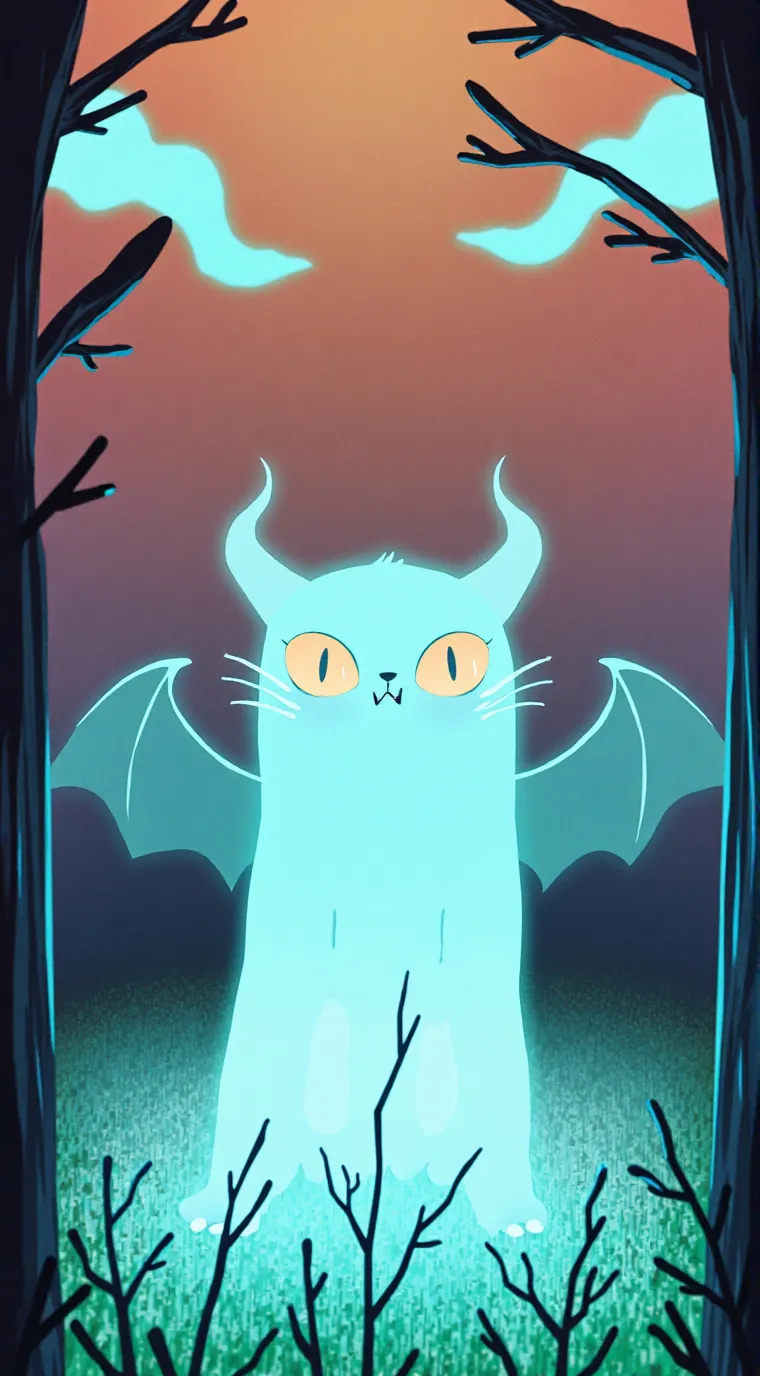 ai character: Minto the Ghost background