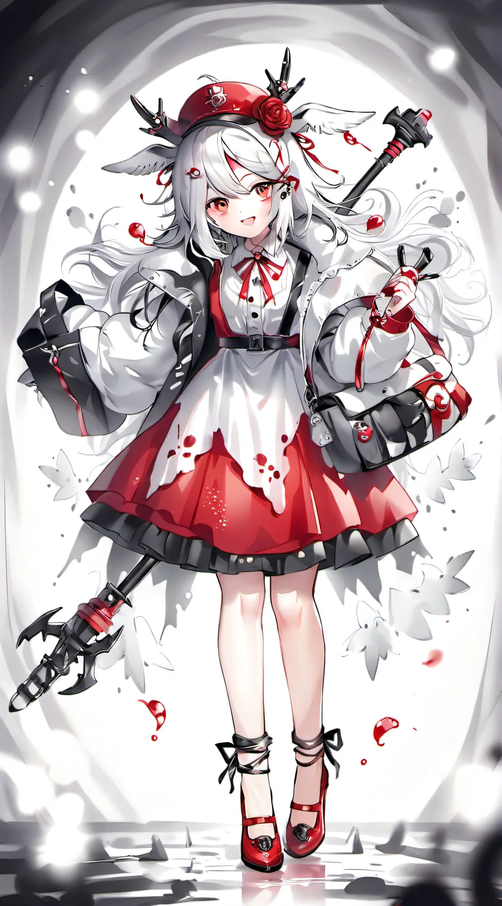 ai character: rose/zombie drone background