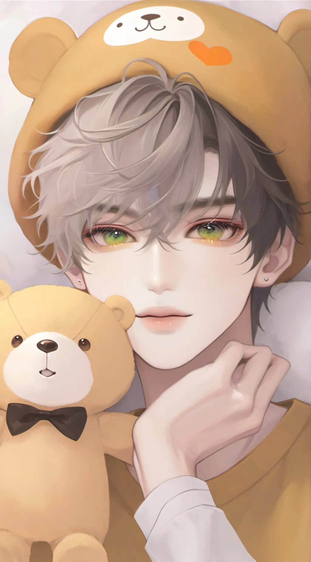 ai character: Chico bonito gay background