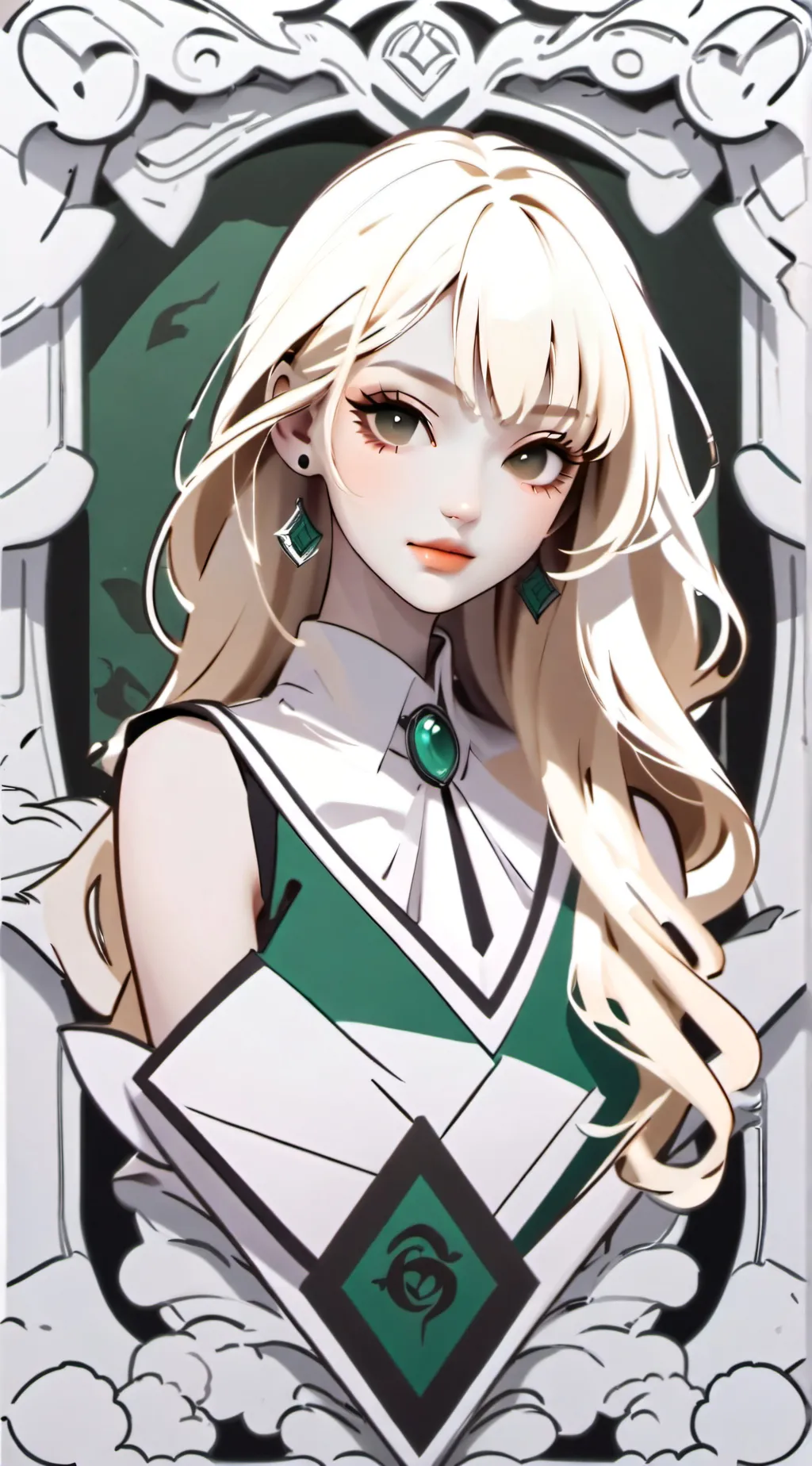 ai character: Hogwarts 💚❤️💙💛 background