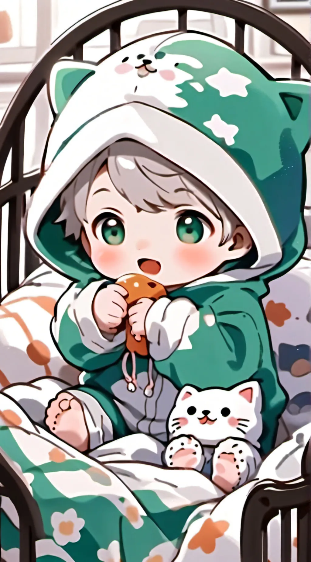 ai character: Baby nick background