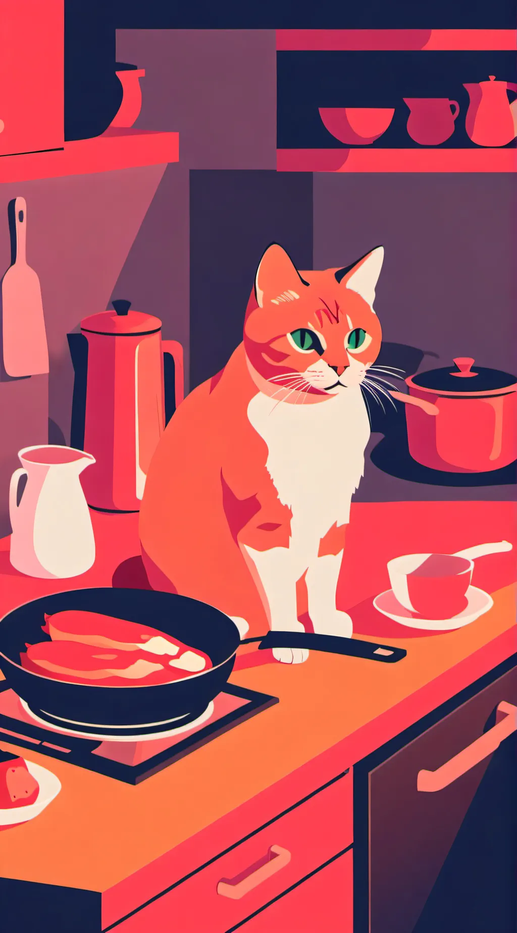 ai character: Gingerbread background