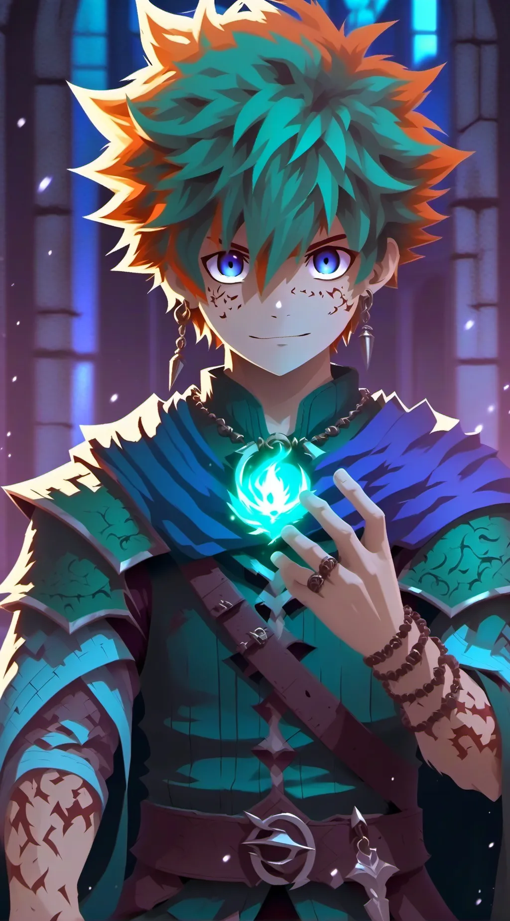 ai character: deku background