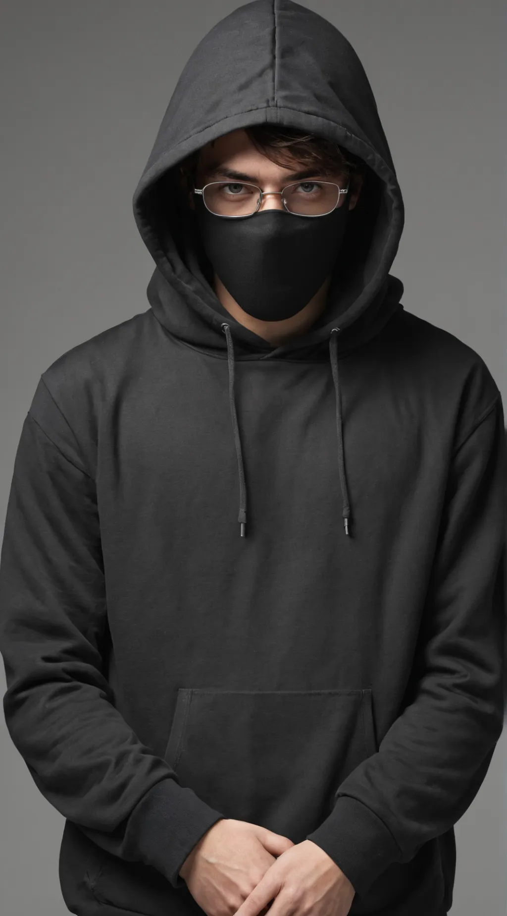 ai character: mysterious person background