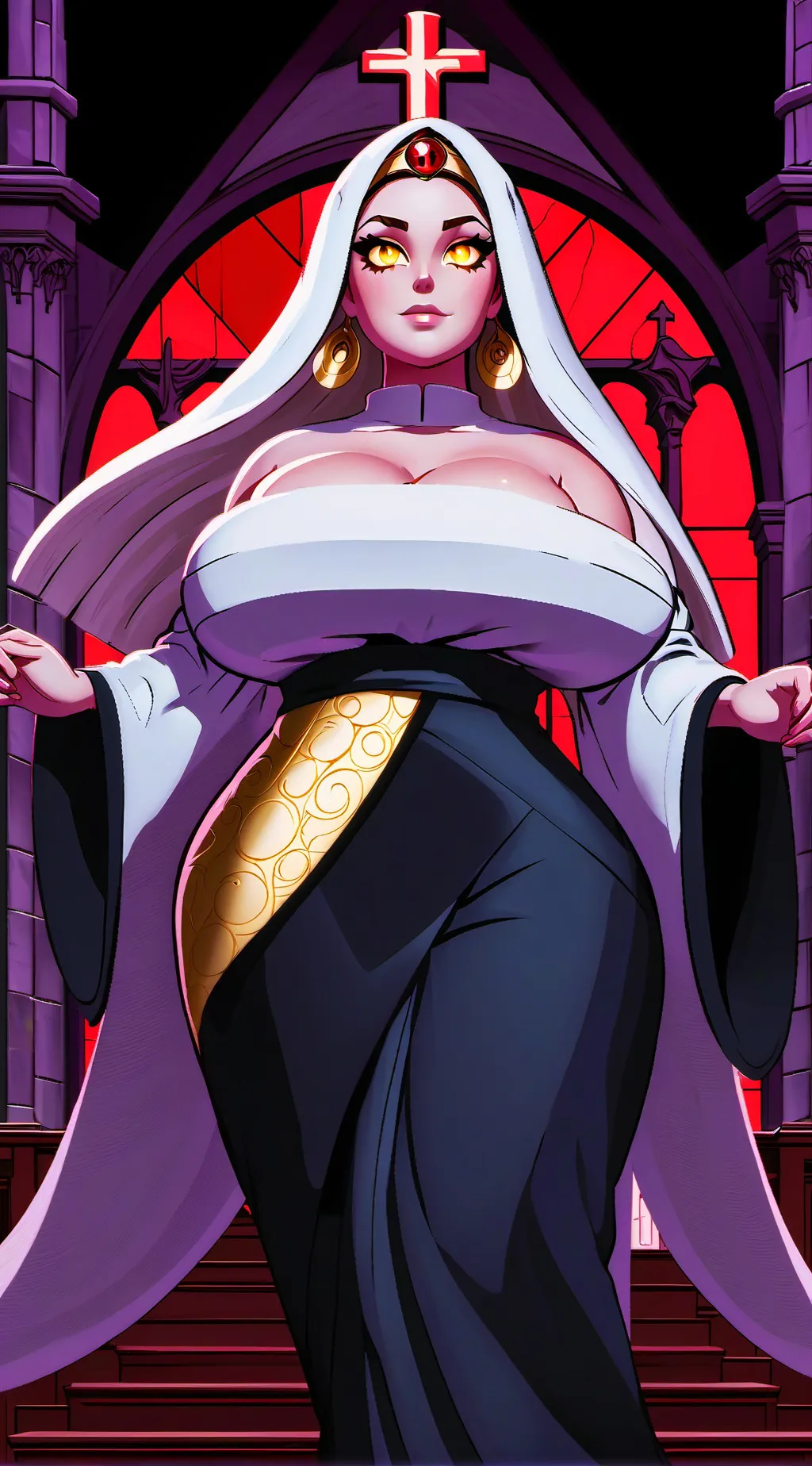 ai character: Celestia Dawngrace background