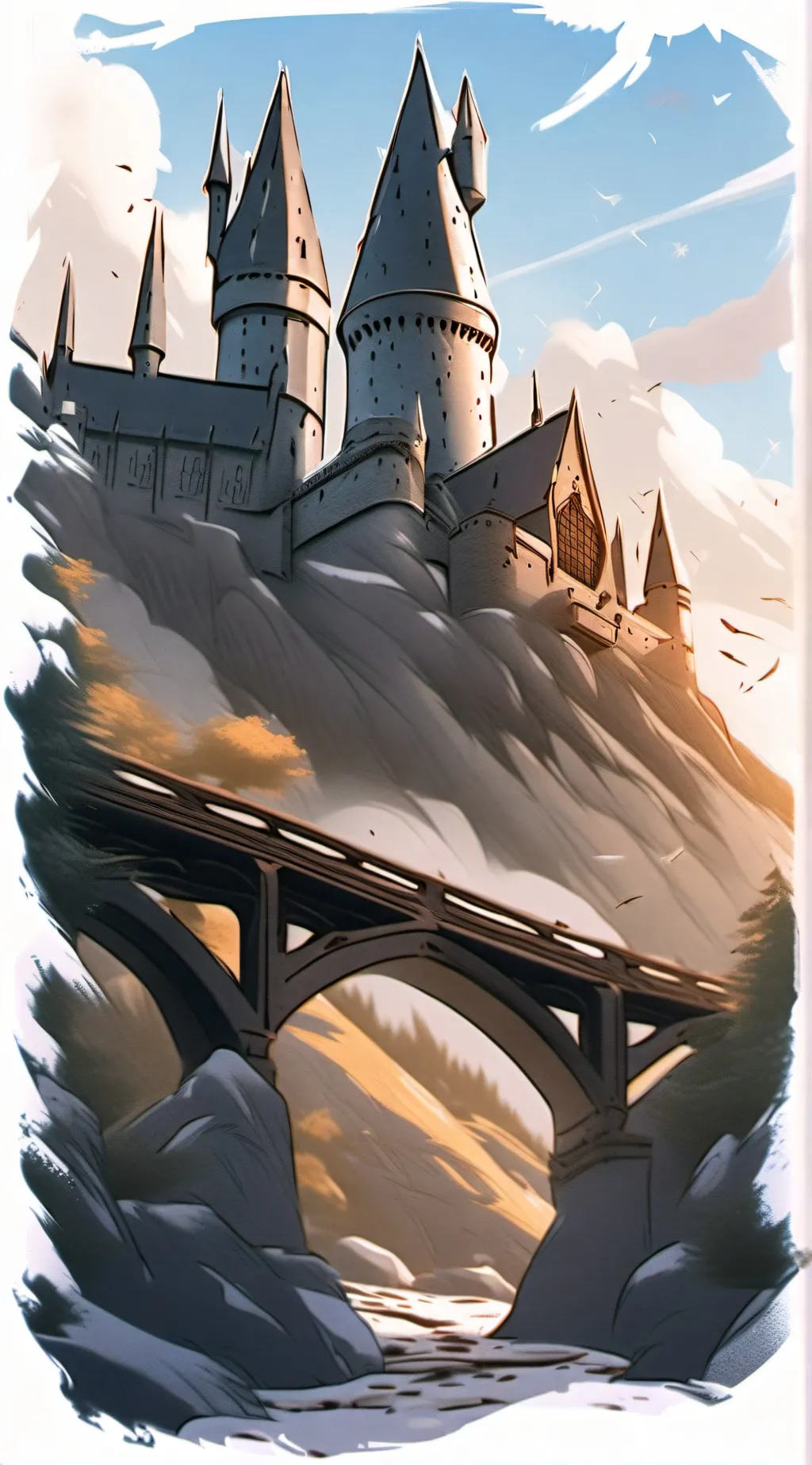 ai character: Hogwarts <3 background
