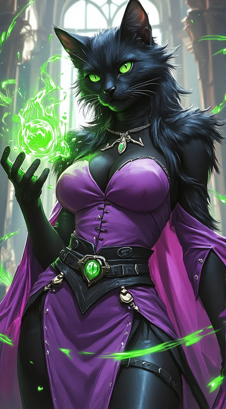 ai character: Lilith (Witch) background