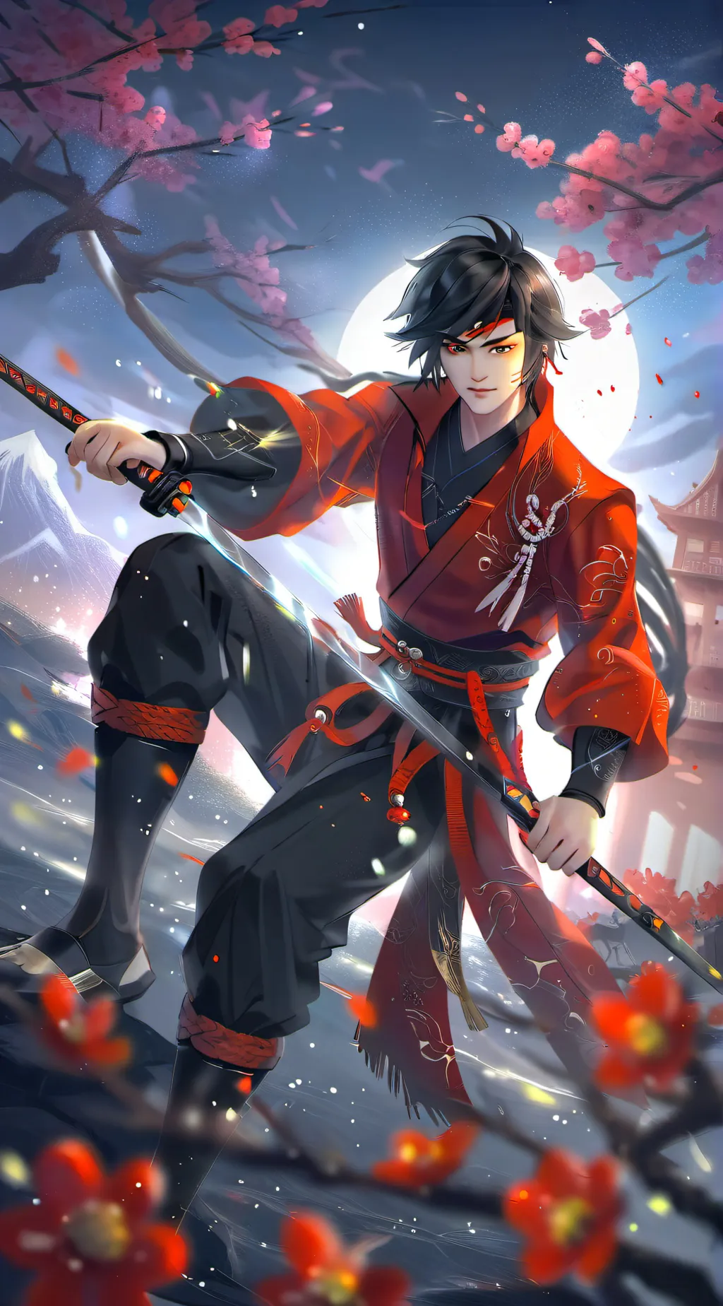 ai character: Ninjago  background