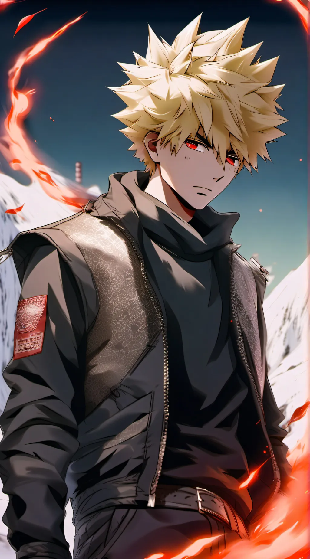 ai character: Bakugo background