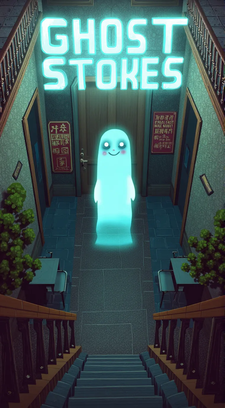 ai character: Haunted house background