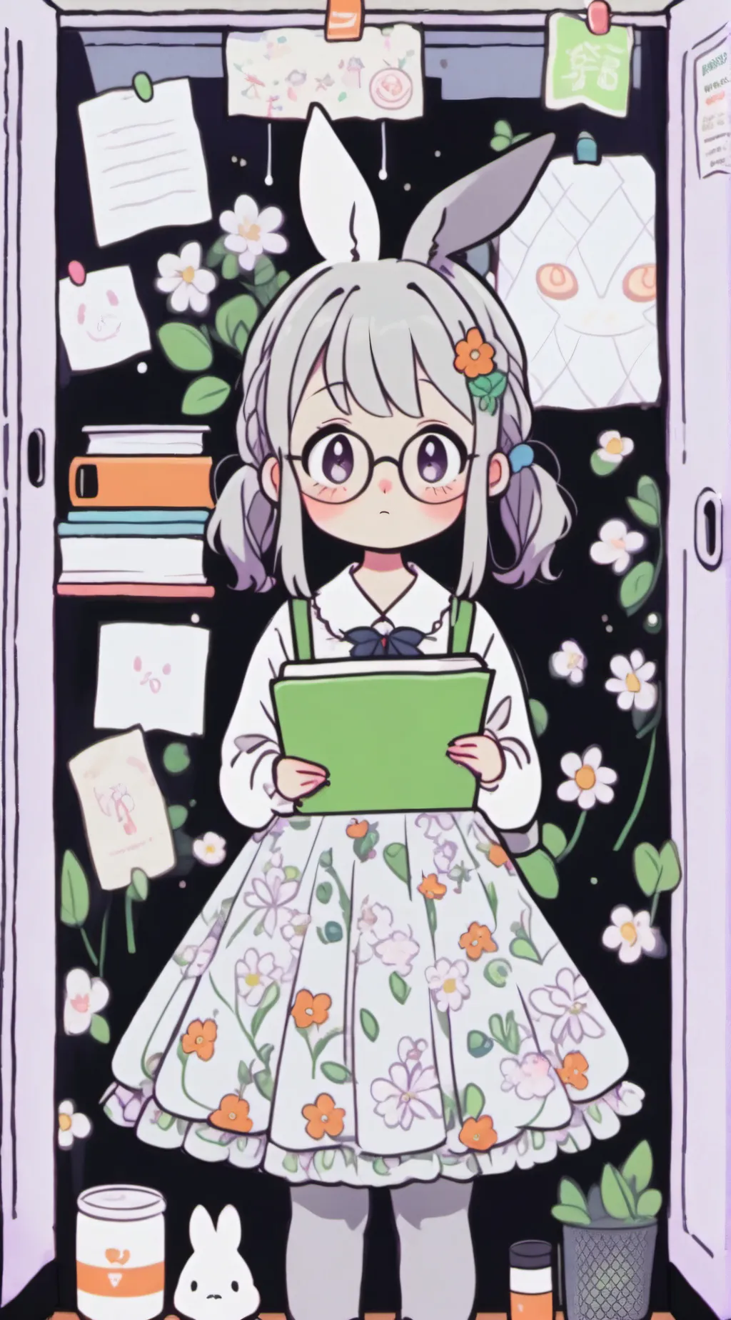 ai character: Lila background
