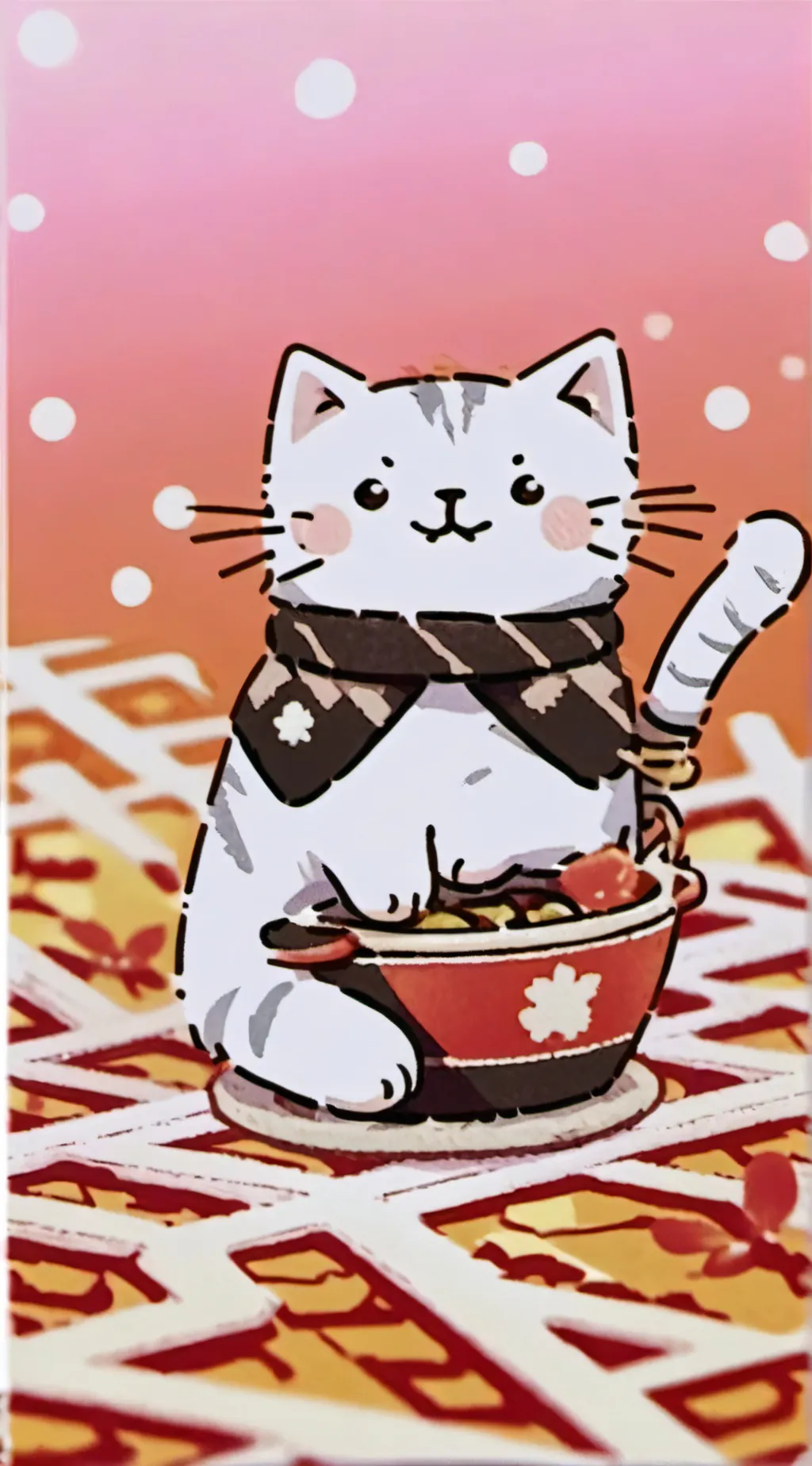 ai character: HH CAT LAND background