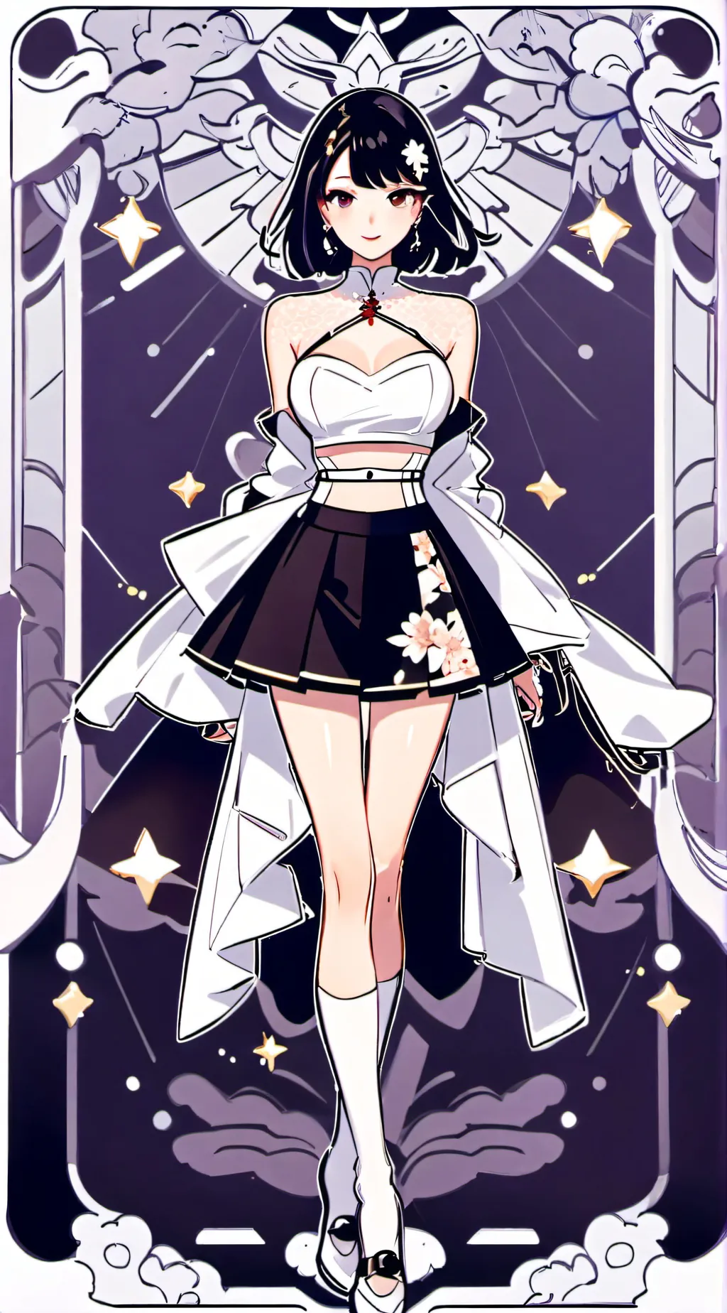 ai character: nasty >:D background