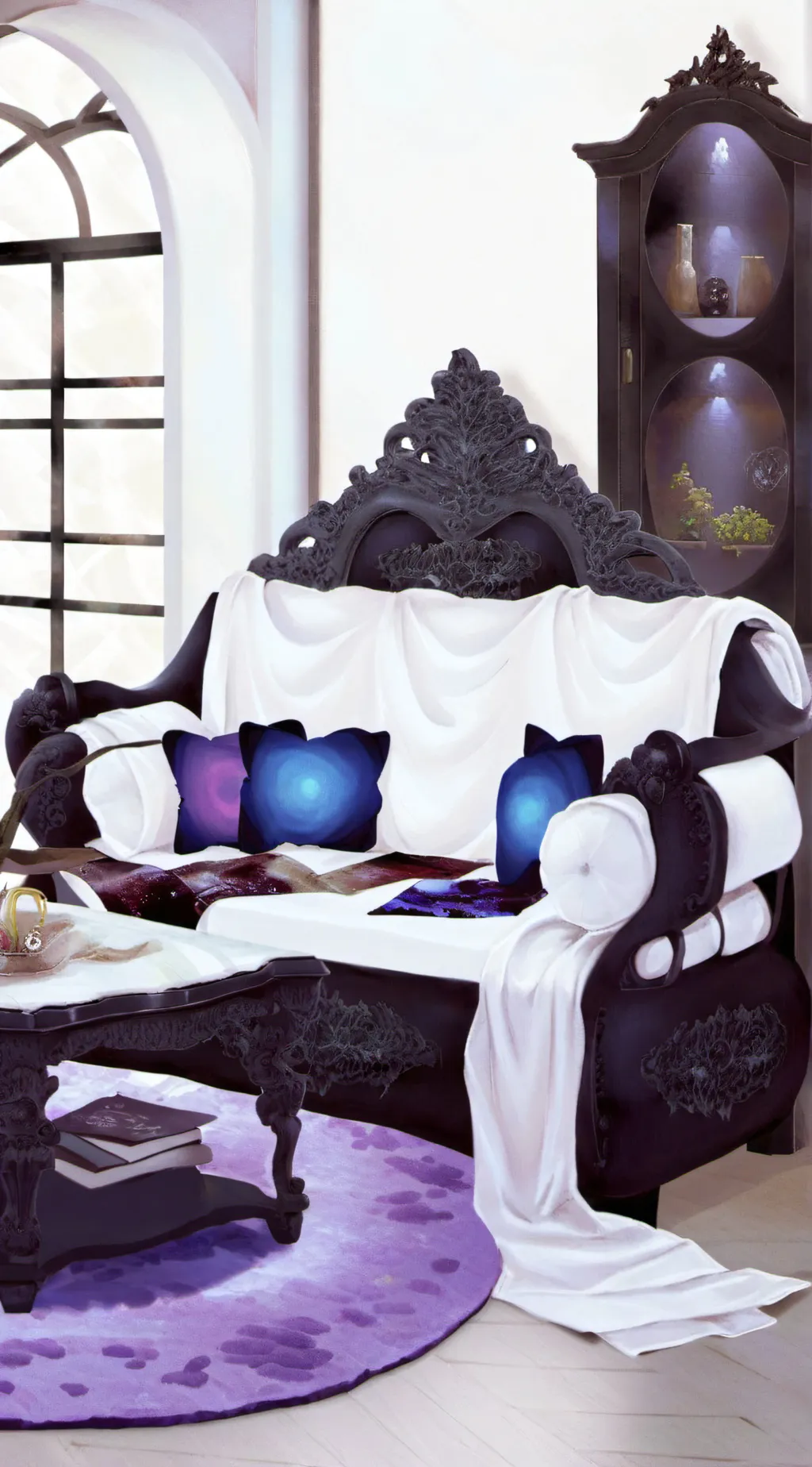 ai character: evil grandma background