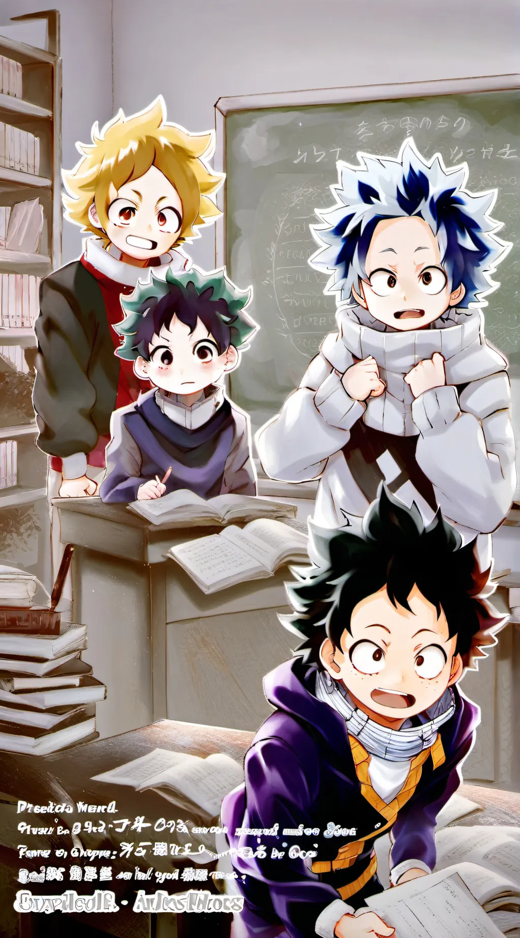 ai character: Mha new student🏫 background