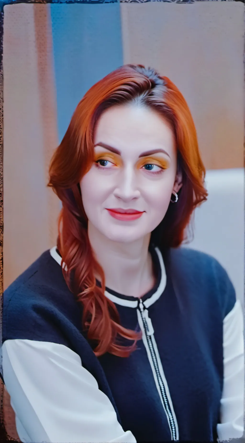 ai character: editor Emily background