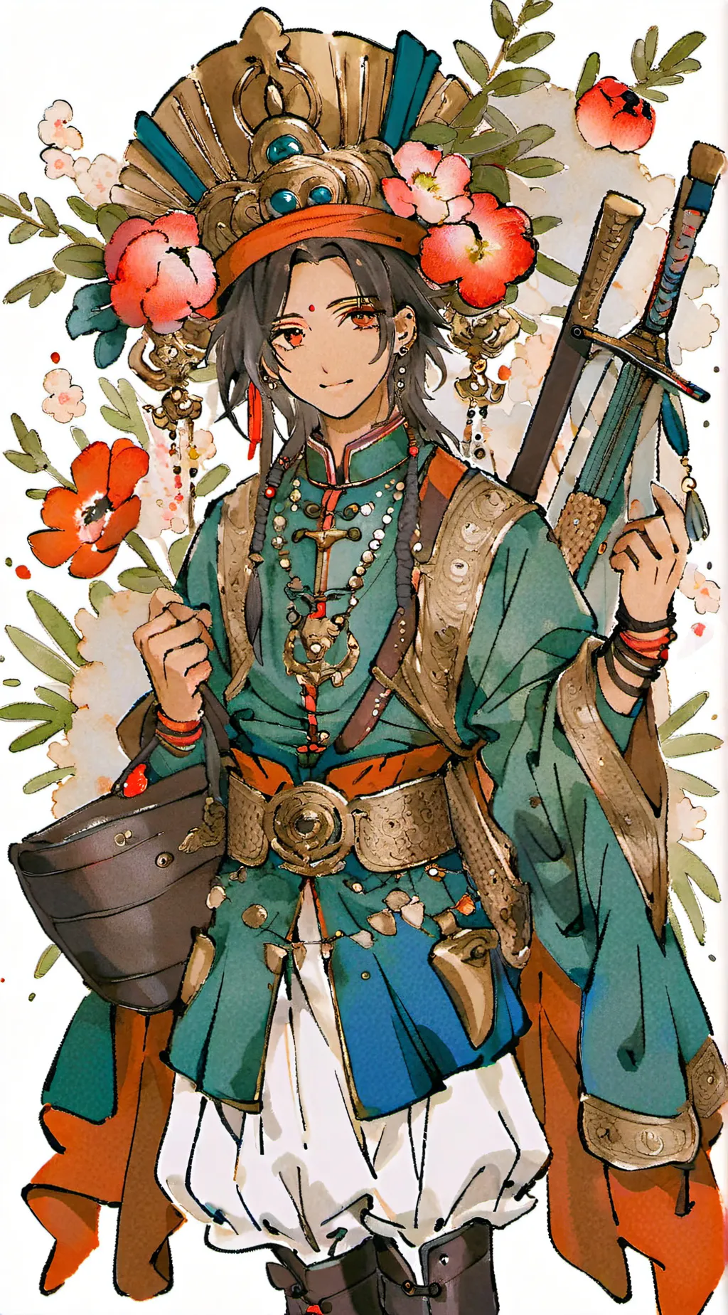ai character: Vander background