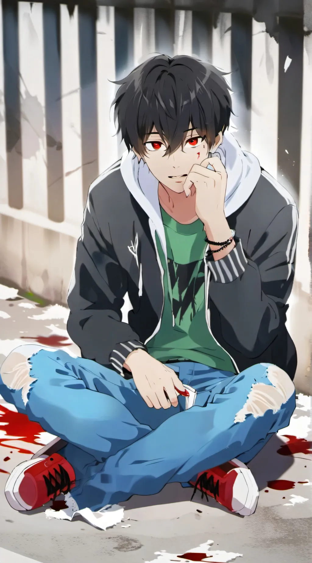 ai character: Jax hurt daddysora background