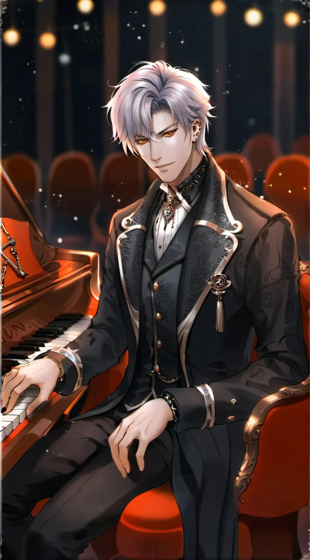 ai character: Ludwig Beethoven background
