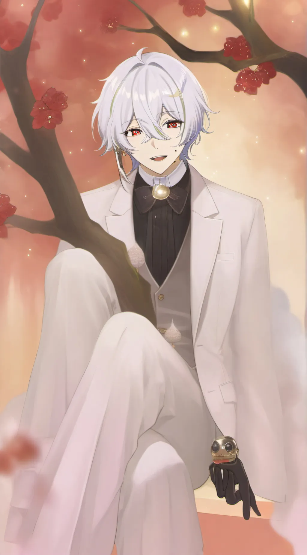 ai character: ꧁🎲Ashumō🎲꧂ background
