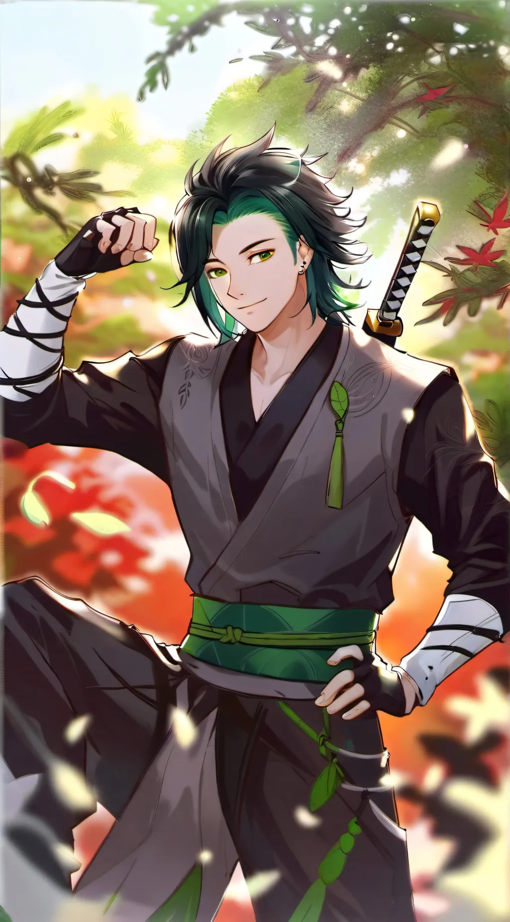 ai character: Maito background