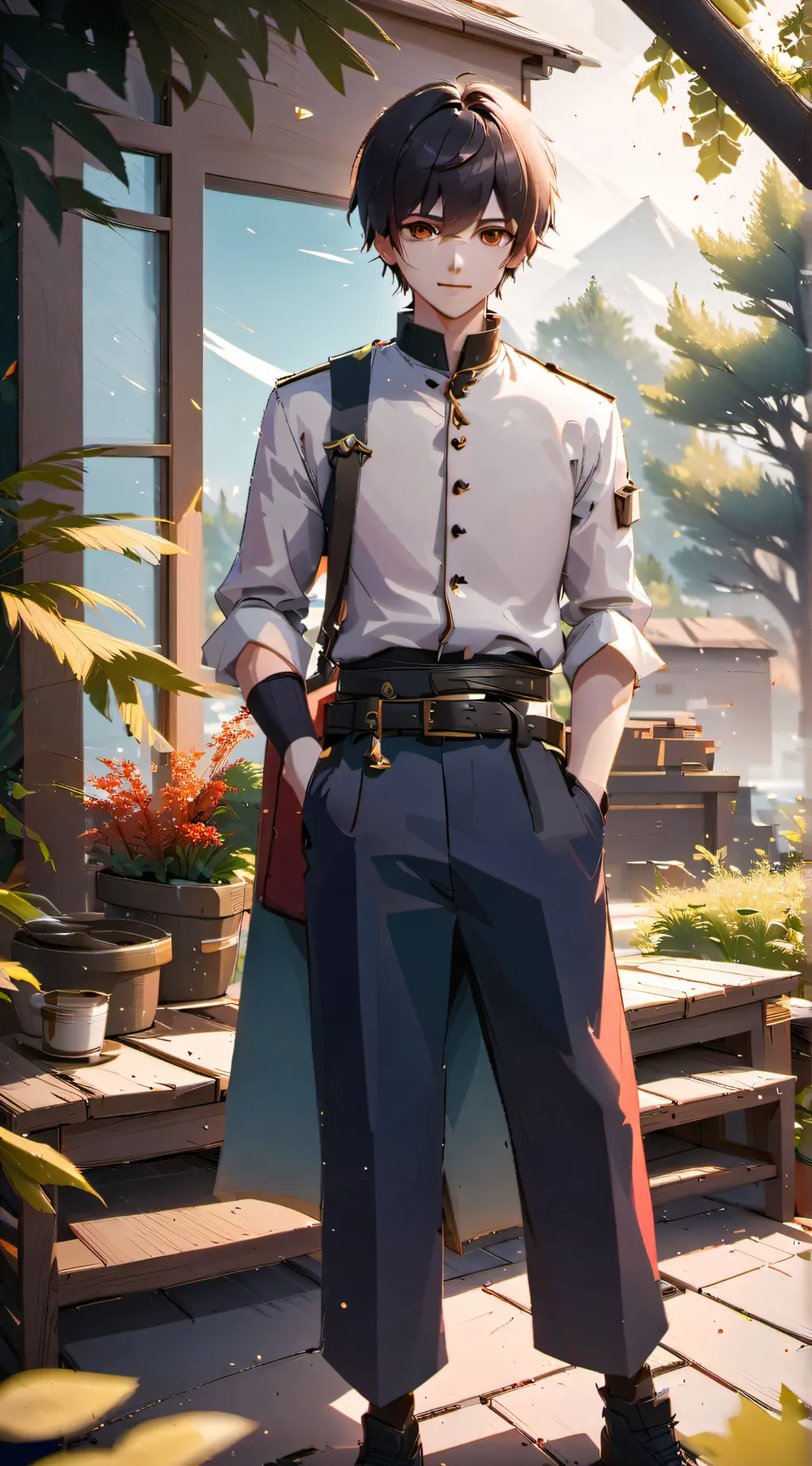 ai character: pedro background