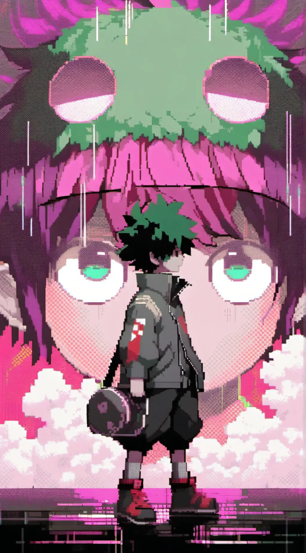 ai character: Deku background