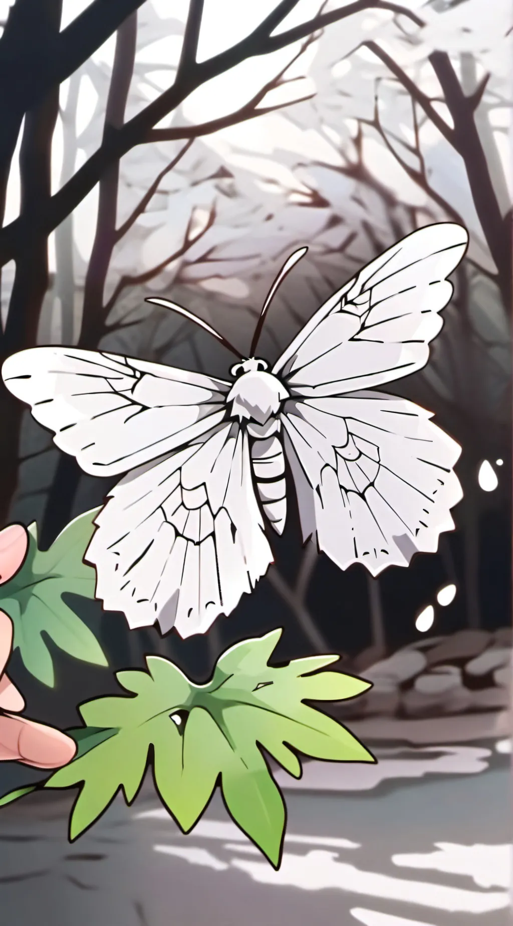 ai character: moth❤ background