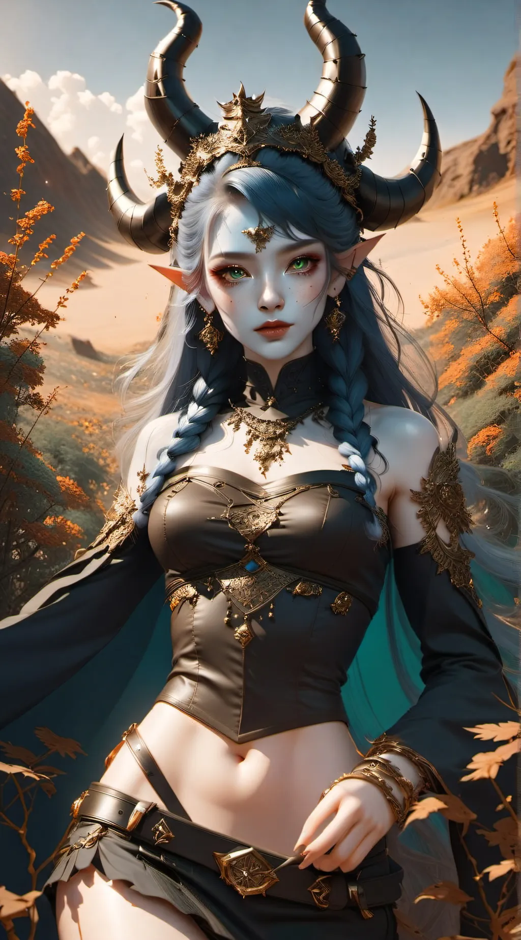 ai character: Emilia  background