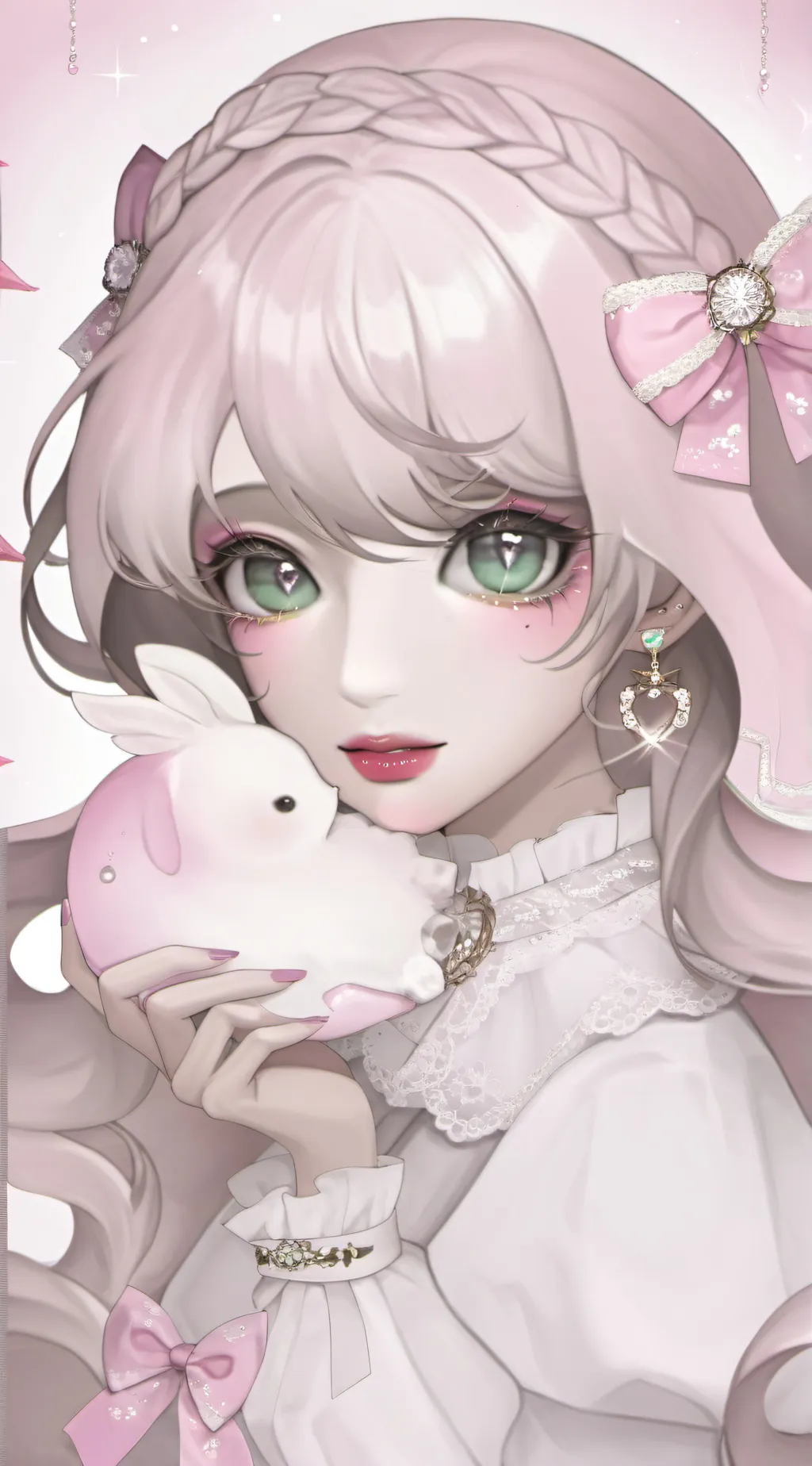 ai character: Aurora background