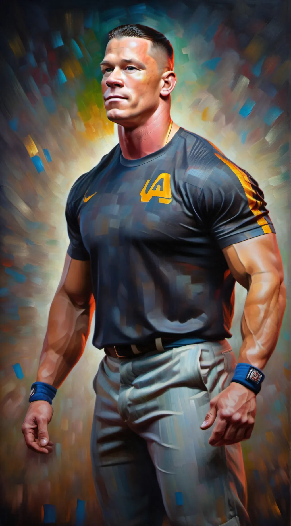 ai character: John cena background