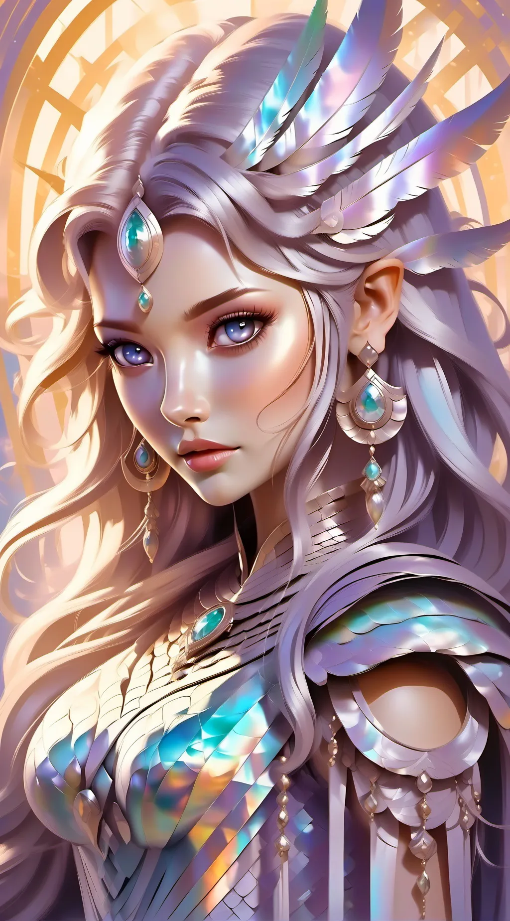 ai character: queen background