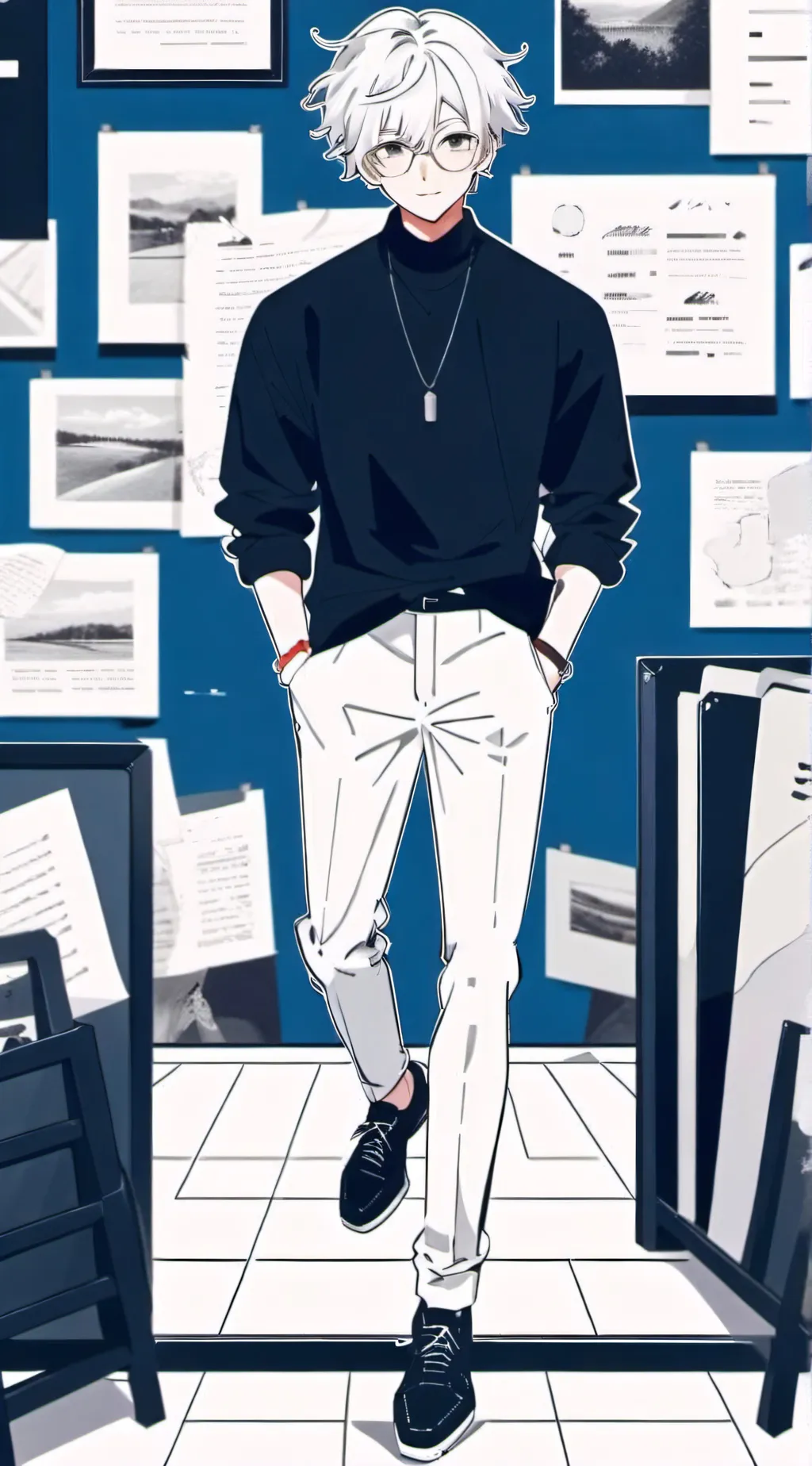 ai character: Oliver kidnapped u background