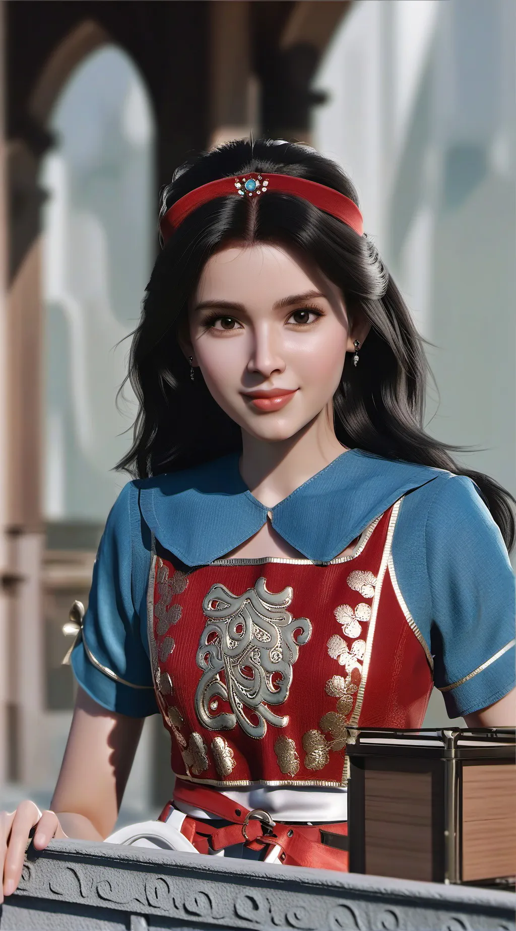 ai character: Sherry  background