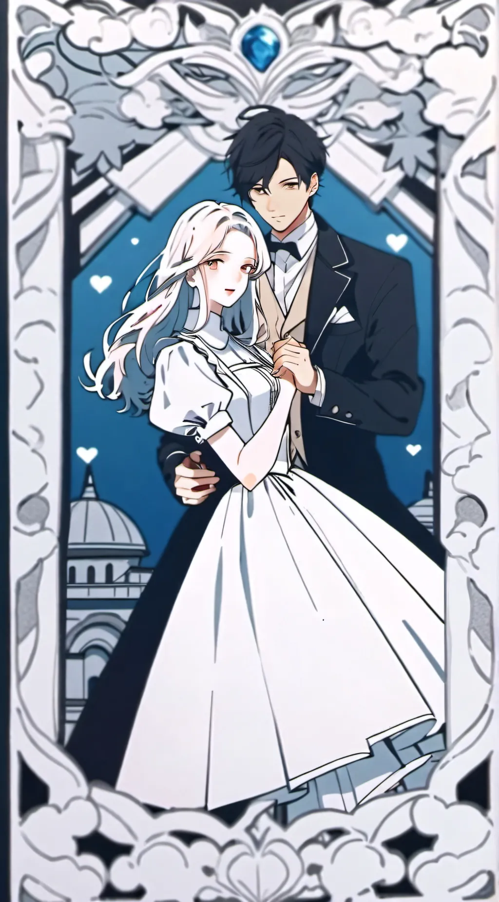ai character: FPE prom(but sad) background