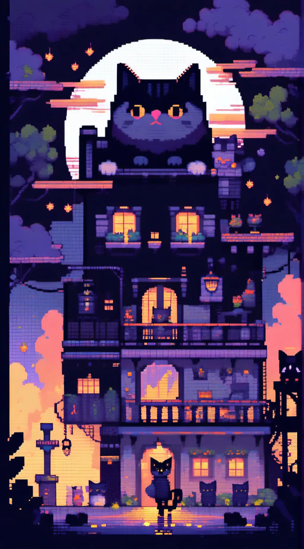 ai character: Gatti land background