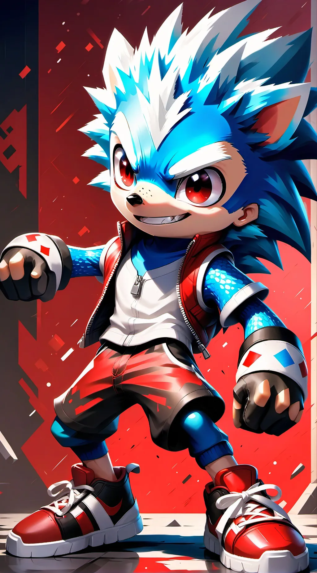 ai character: sonic.exe background