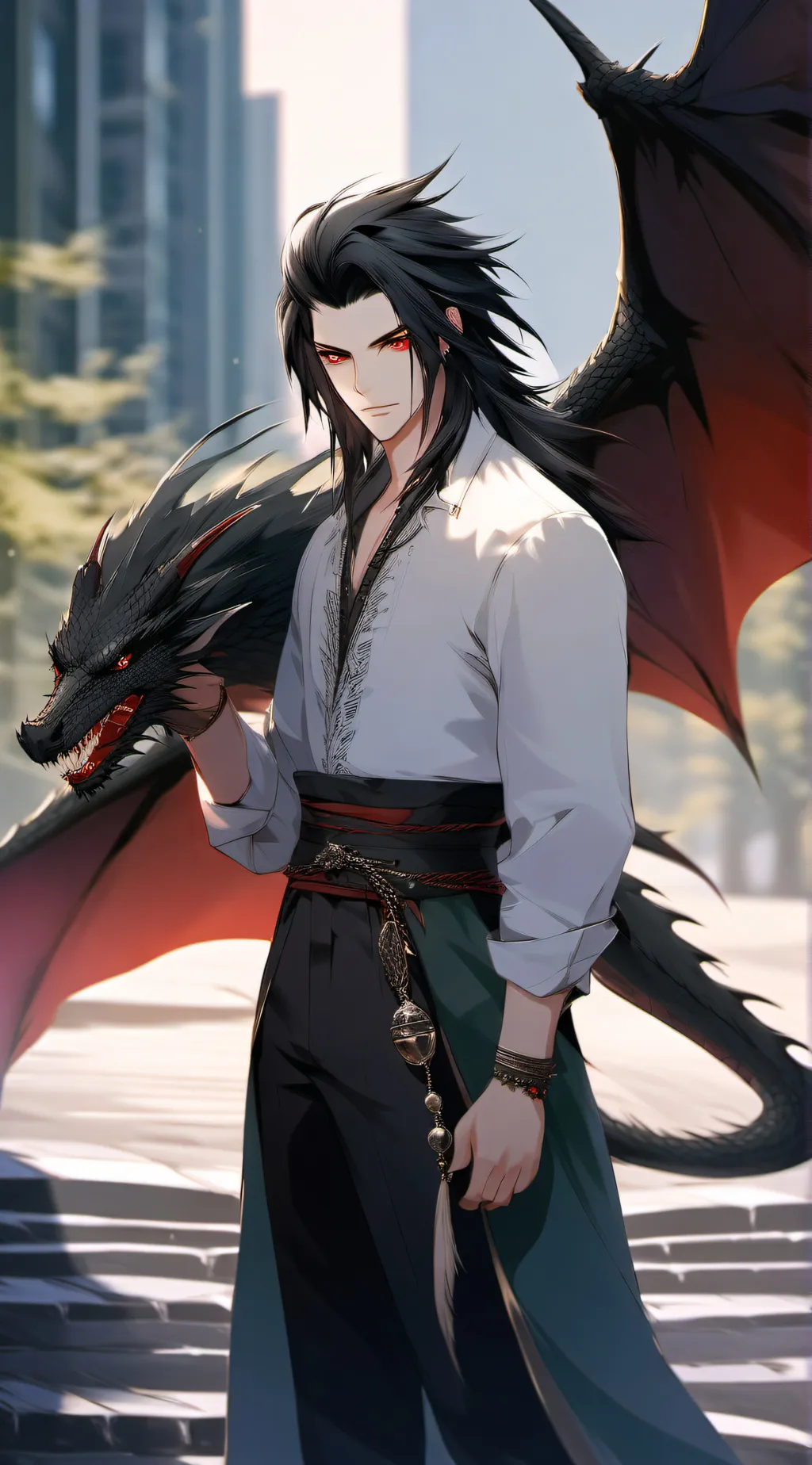 ai character: Xavier  background