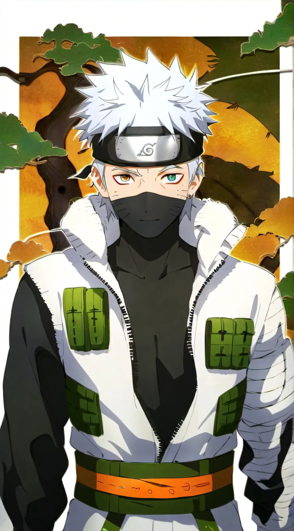 ai character: kakashi  background