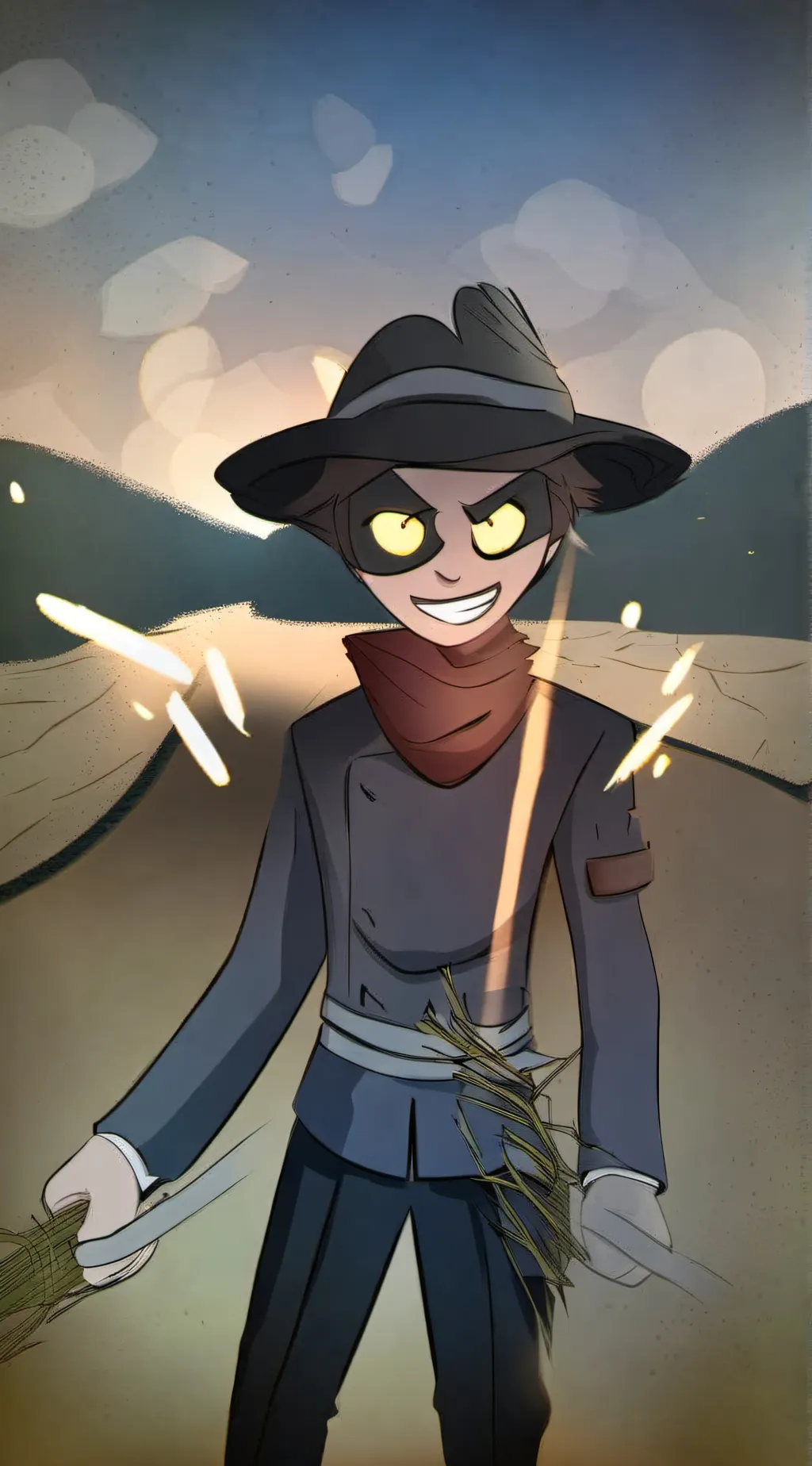 ai character: Fantoccio background