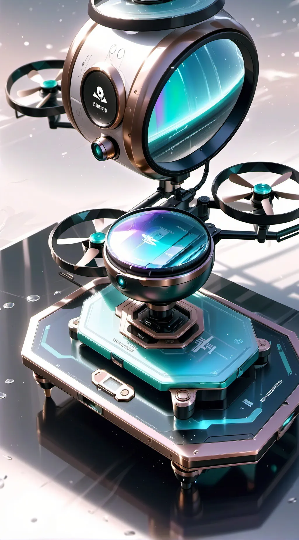 ai character: murder drones background