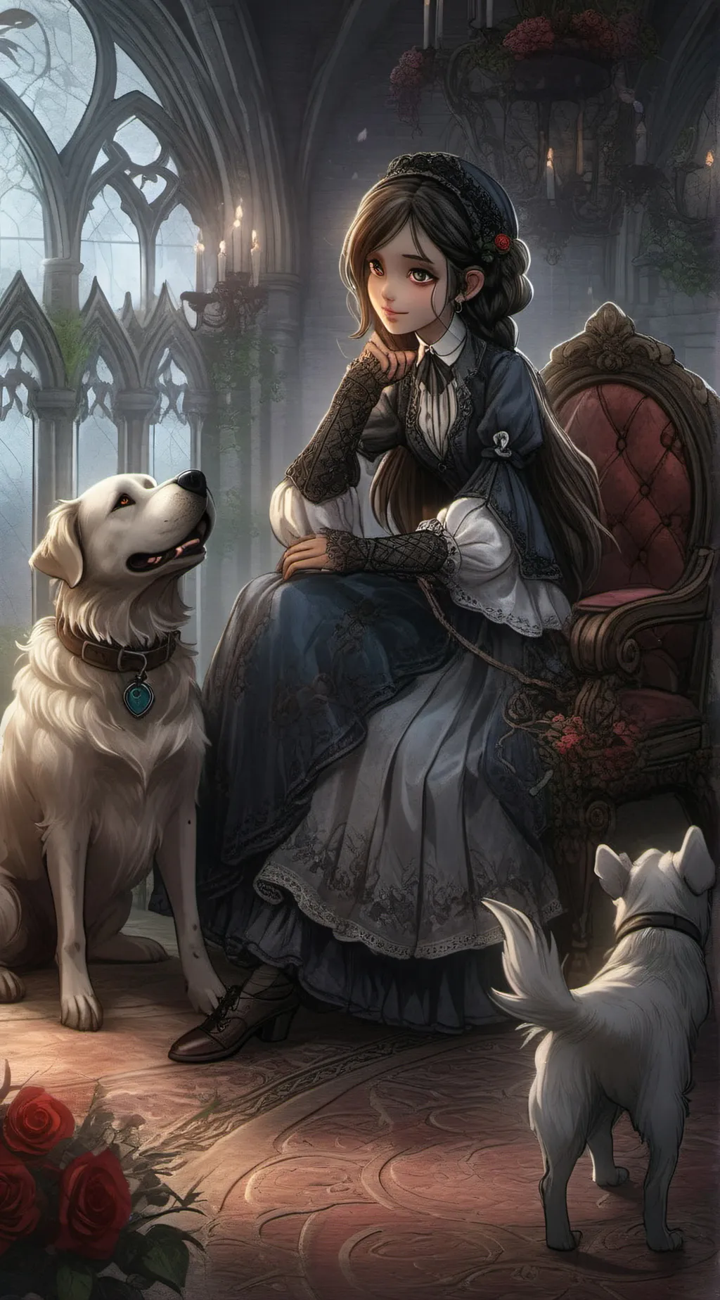 ai character: (Wenda) background