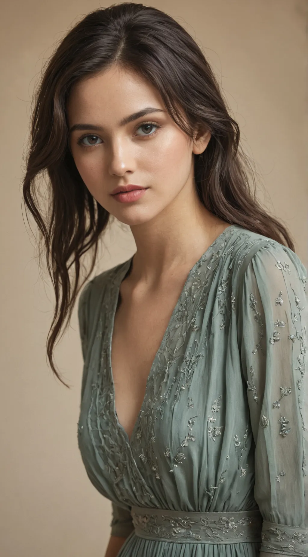 ai character: Larissa Weems  background