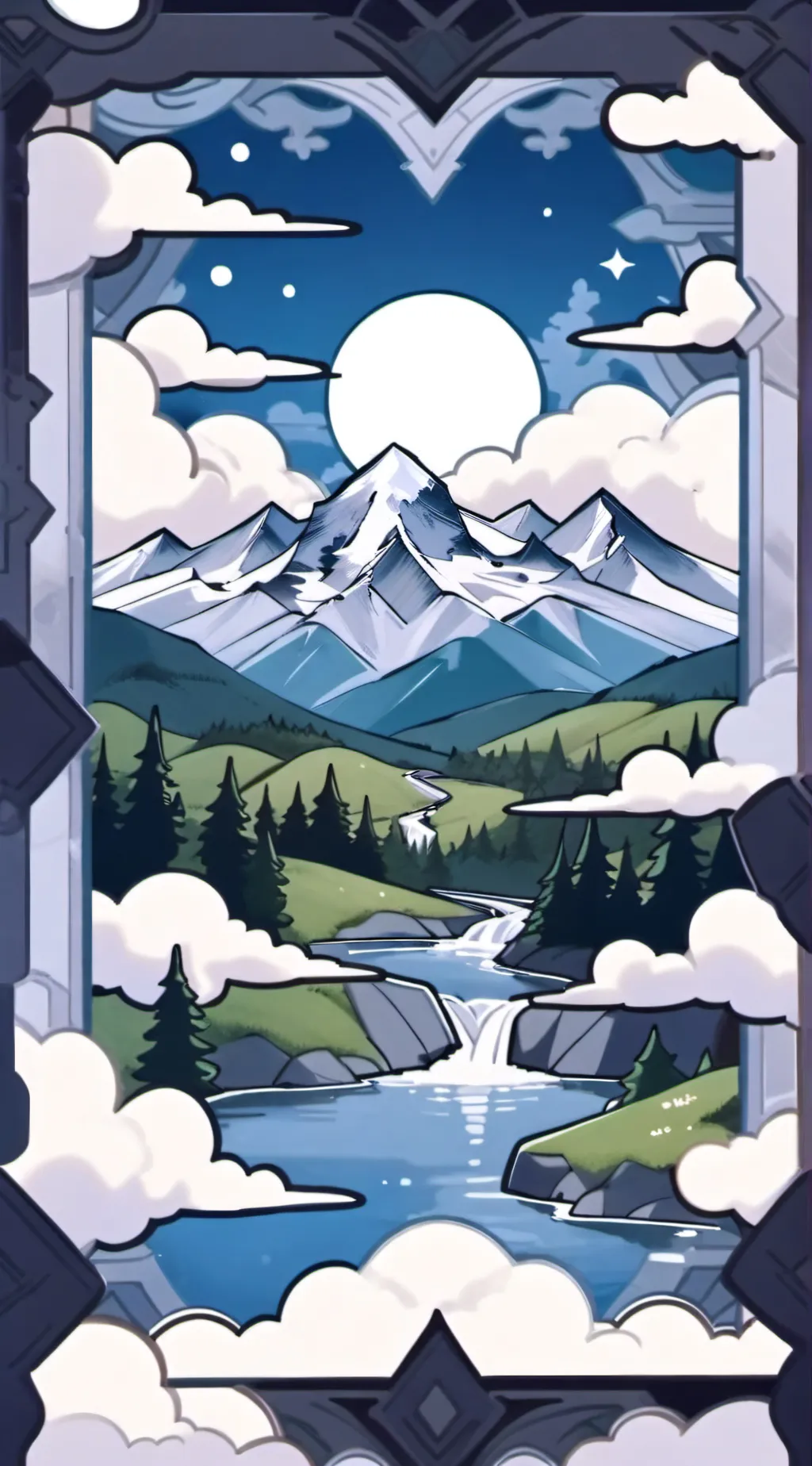 ai character: mymy toon world background
