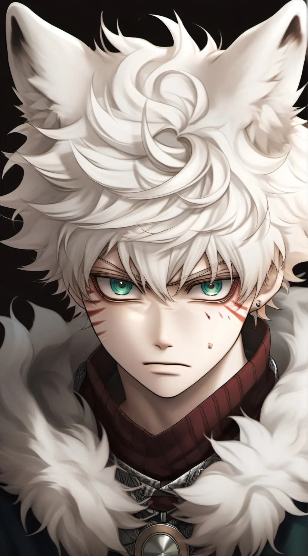 ai character: Katsuki Bakugou background