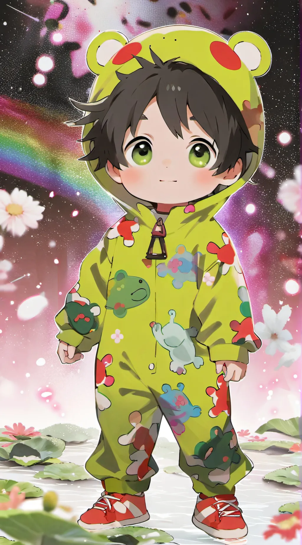 ai character: Pro Heros = Babies background