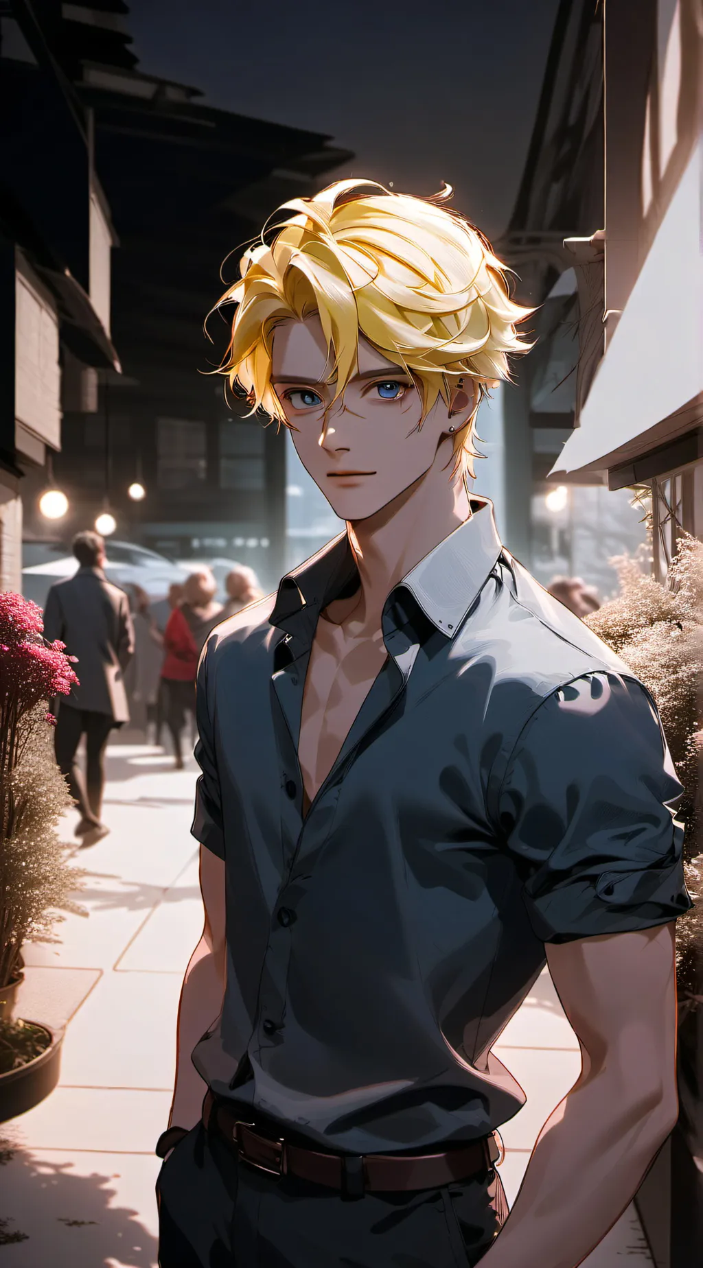 ai character: Dylan  background